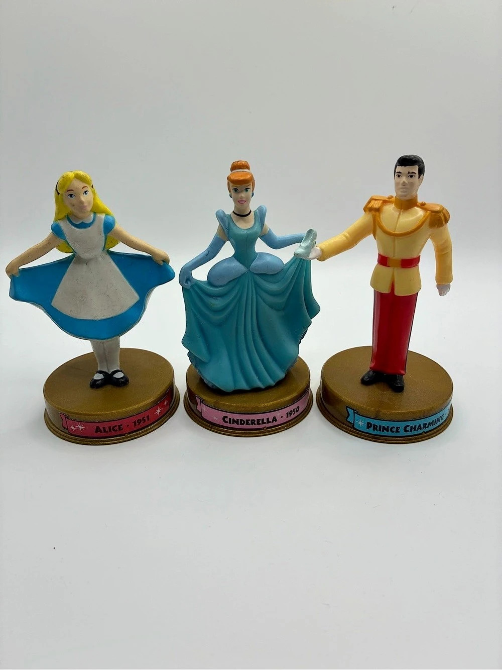 Disney Walt Disney Masterpiece Collection Happy Meal Figurines Alice Cinderella